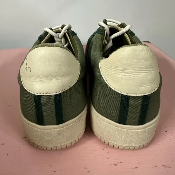 Aime Leon Dore Q14 Men's US 11 ALD Green Canvas MSRP $185 Sneakers Shoes