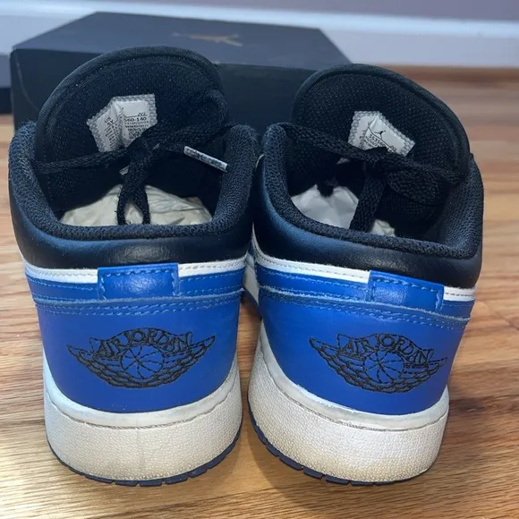 Air Jordan 1 Low (GS) Alternate Royal Toe Big Boys Shoes Size 5Y