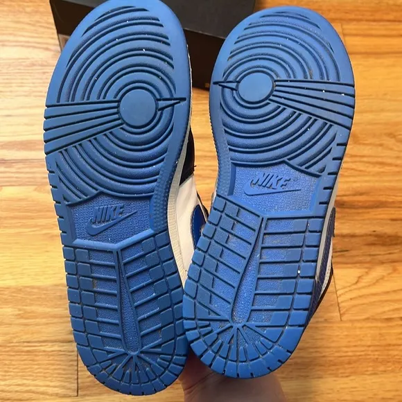 Air Jordan 1 Low (GS) Alternate Royal Toe Big Boys Shoes Size 5Y