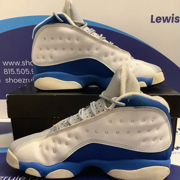 Air Jordan 13 Italy Blue Kids Size 6y