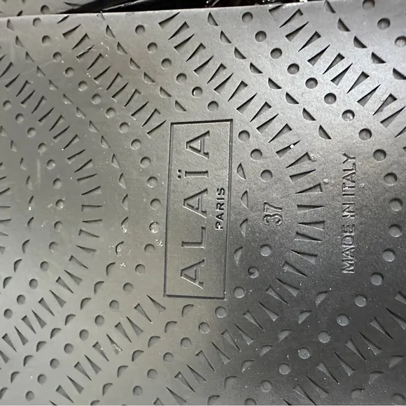 ALAÏA Eyelet Slingback Sandals