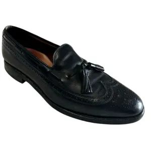 Alan Edmond Manchester Men's Black Leather Wing Tip  Dress Shoes USA  9.5C