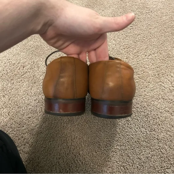Aldo Brown Dress Shoes Men’s Size 12 M Knaggs Soft Leather