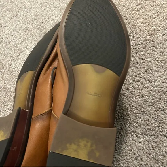 Aldo Brown Dress Shoes Men’s Size 12 M Knaggs Soft Leather
