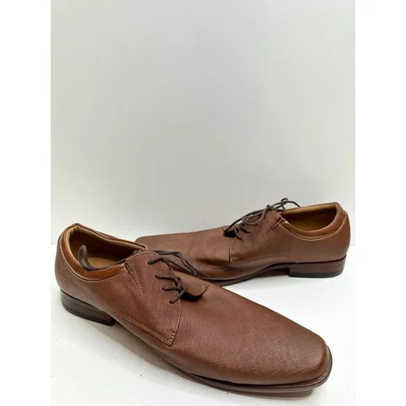 ALDO Derby Mens Size 9.5 Brown Barrie Dress Shoes NEW