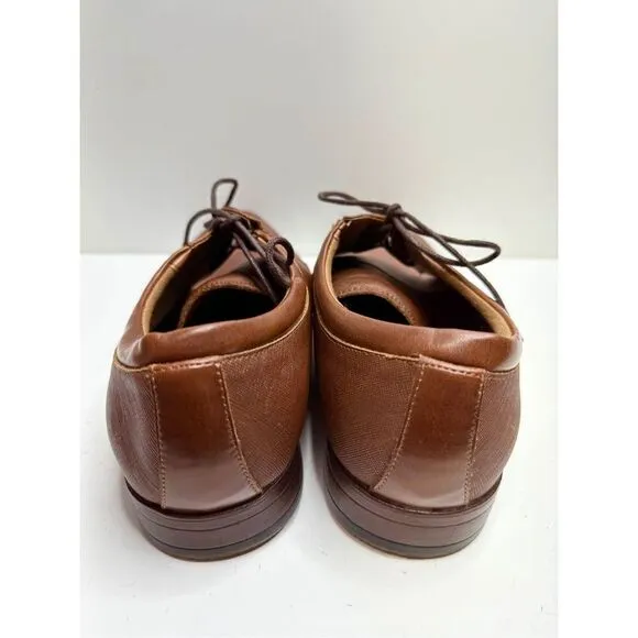 ALDO Derby Mens Size 9.5 Brown Barrie Dress Shoes NEW