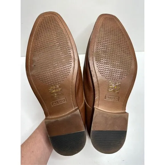 ALDO Derby Mens Size 9.5 Brown Barrie Dress Shoes NEW