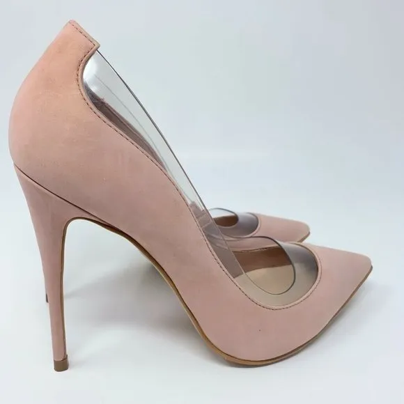 Aldo Elsinger Pump Shoes Pink Leather Stiletto New