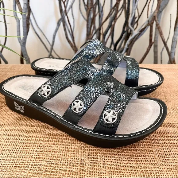 Alegria Dinah Deep Sea Starfish Sandals Size 9.5 - 10