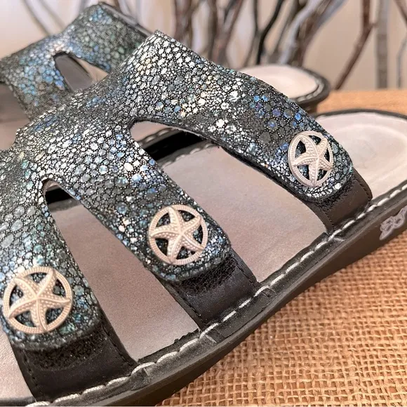 Alegria Dinah Deep Sea Starfish Sandals Size 9.5 - 10