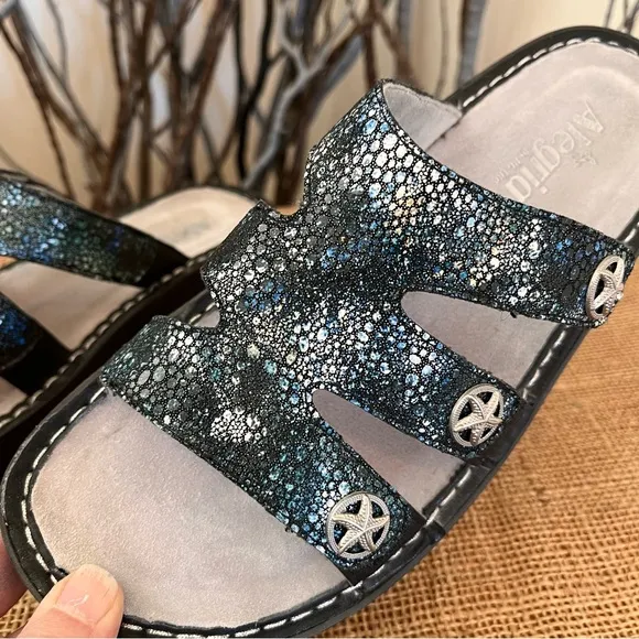 Alegria Dinah Deep Sea Starfish Sandals Size 9.5 - 10