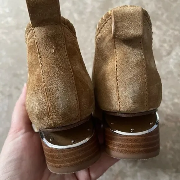 ALEXANDER Wang Brown Suede Kori Boots Size: US 6
