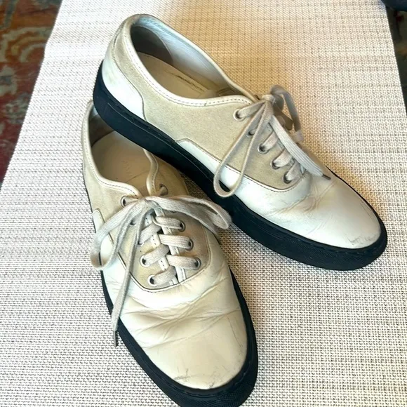 All Saints Denver Low Chalk Mens Sneakers Sz 41