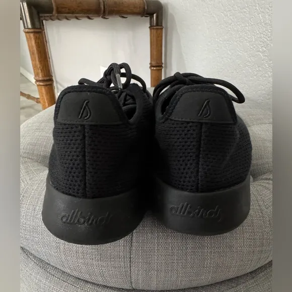 Allbirds jet Black Mesh Shoes tree runner size 12