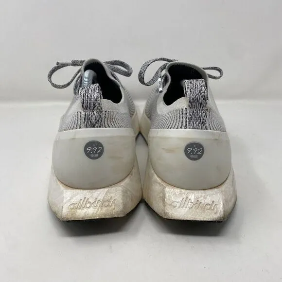 Allbirds Men's‎ Tree Flyer Size 10 Running Shoes   9.92 KG CO2E Gray Trail