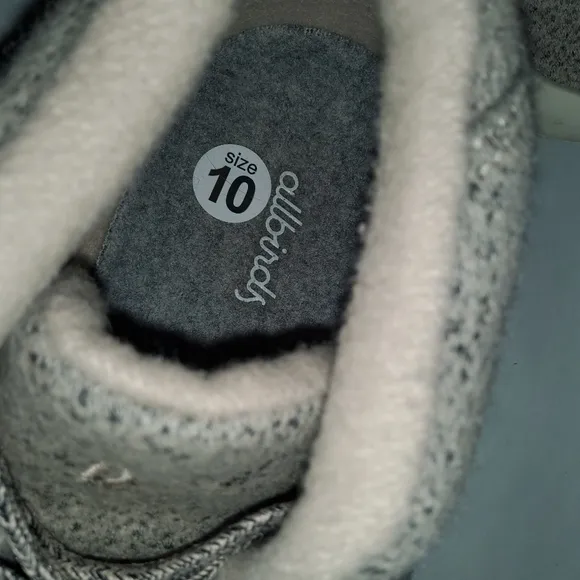 Allbirds Men's Wool Piper Mids WPM Caual Shoes Sneakers Gray Tan Size 10