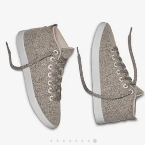 Allbirds Men's Wool Piper Mids WPM Caual Shoes Sneakers Gray Tan Size 10