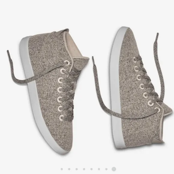 Allbirds Men's Wool Piper Mids WPM Caual Shoes Sneakers Gray Tan Size 10