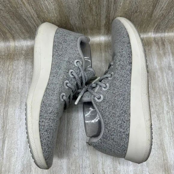 Allbirds Mens Wool Runner Mizzles Gray Running Shoes Sneakers Size 11