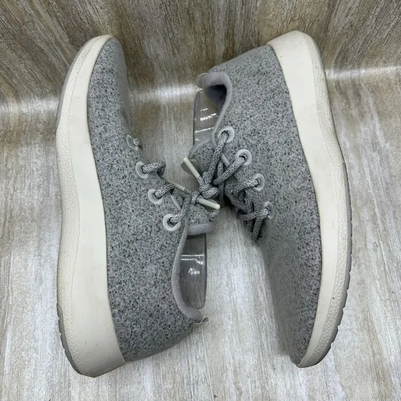 Allbirds Mens Wool Runner Mizzles Gray Running Shoes Sneakers Size 11