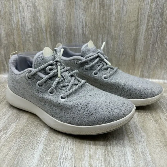 Allbirds Mens Wool Runner Mizzles Gray Running Shoes Sneakers Size 11