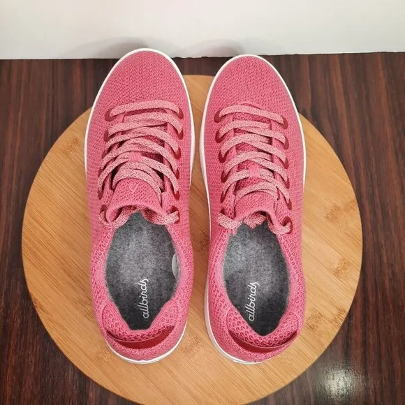 Allbirds Tree Pipers Mens Size 11 Shoes Lux Pink Blizzard Athletic Sneakers NEW
