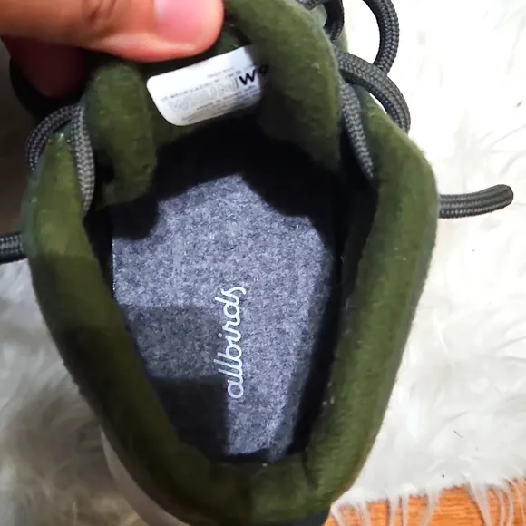 Allbirds True Runner Wool Shoes Stylish Green Sneakers 39