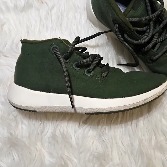 Allbirds True Runner Wool Shoes Stylish Green Sneakers 39