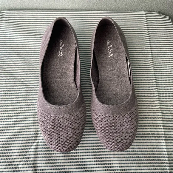 Allbirds | Women’s Mist Dark Gray Tree Breezers Flats Slip-ons Shoes