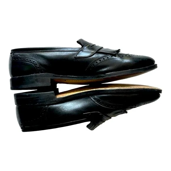 Allen Edmonds &quot;Wakefield&quot; Kiltie wingtip Loafers | 11 D | Black