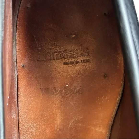 Allen Edmonds &quot;Wakefield&quot; Kiltie wingtip Loafers | 11 D | Black