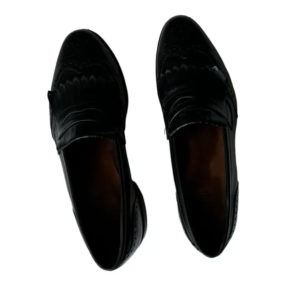 Allen Edmonds &quot;Wakefield&quot; Kiltie wingtip Loafers | 11 D | Black