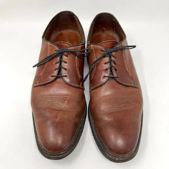 Allen Edmonds Badlands Derby Dress Shoes Brown Leather Oxford Men’s Size 11