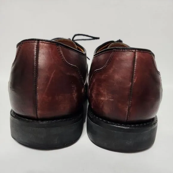 ALLEN EDMONDS BRENTWOOD  BROWN  LEATHER OXFORD MEN'S Shoes SIZE‎ 11.5 D