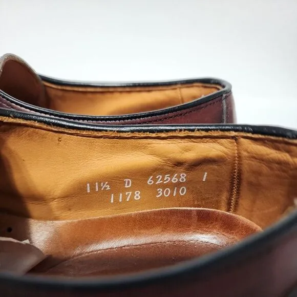 ALLEN EDMONDS BRENTWOOD  BROWN  LEATHER OXFORD MEN'S Shoes SIZE‎ 11.5 D