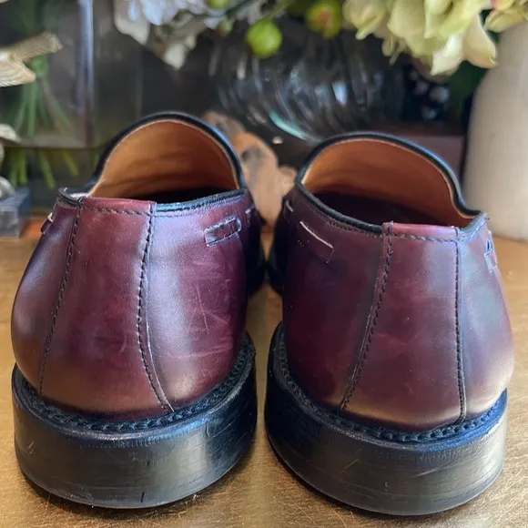 Allen Edmonds Grayson Tasseled Loafer in Burgundy Leather