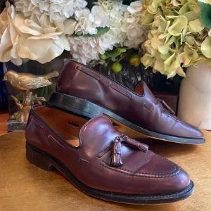 Allen Edmonds Grayson Tasseled Loafer in Burgundy Leather
