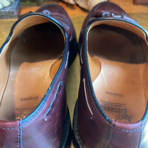 Allen Edmonds Grayson Tasseled Loafer in Burgundy Leather