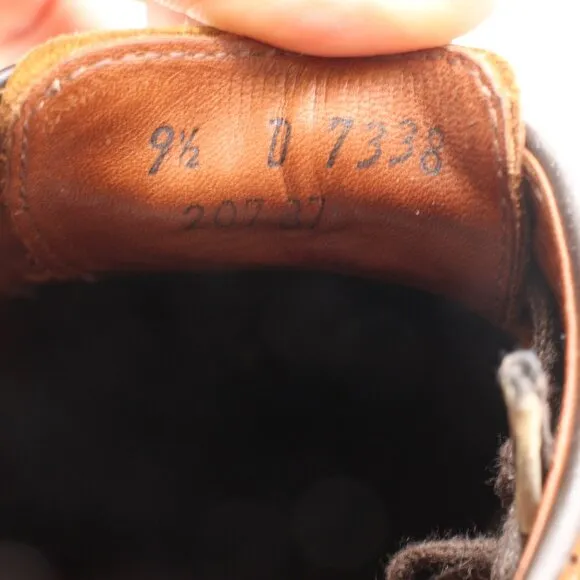 Allen Edmonds Madison Park Mens Size 9.5 D Brown Leather Wingtip Oxford Shoes