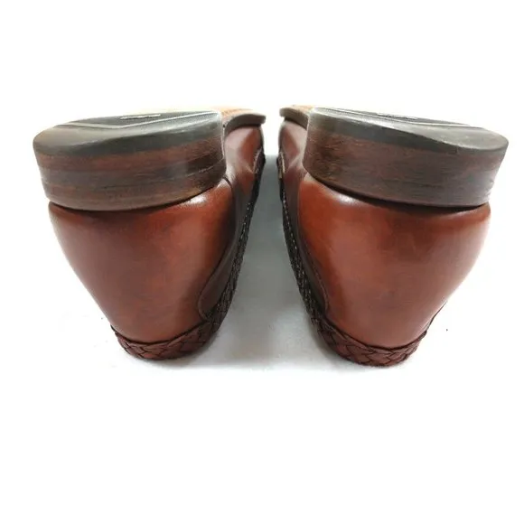Allen Edmonds Maxfield  Walnut Woven Trim 9