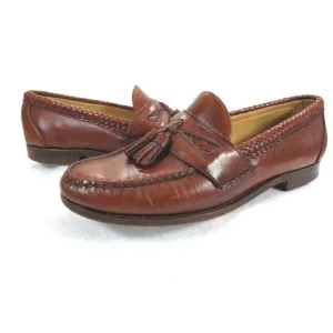 Allen Edmonds Maxfield  Walnut Woven Trim 9