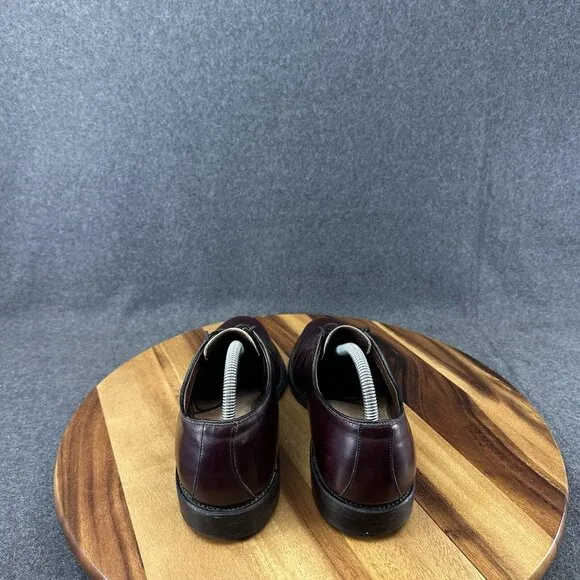 Allen Edmonds Men's Belgium Burgundy Leather Oxford Dress Shoes Size 8.5C