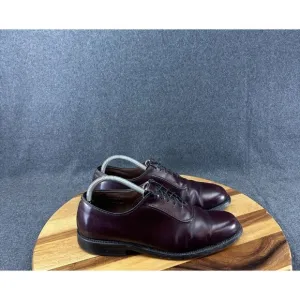 Allen Edmonds Men's Belgium Burgundy Leather Oxford Dress Shoes Size 8.5C