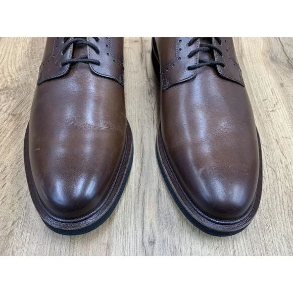 Allen Edmonds Mens Brooklyn Light Plain Toe Derby Casual Shoes 3239 Size 9 US