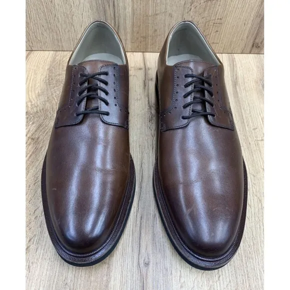 Allen Edmonds Mens Brooklyn Light Plain Toe Derby Casual Shoes 3239 Size 9 US