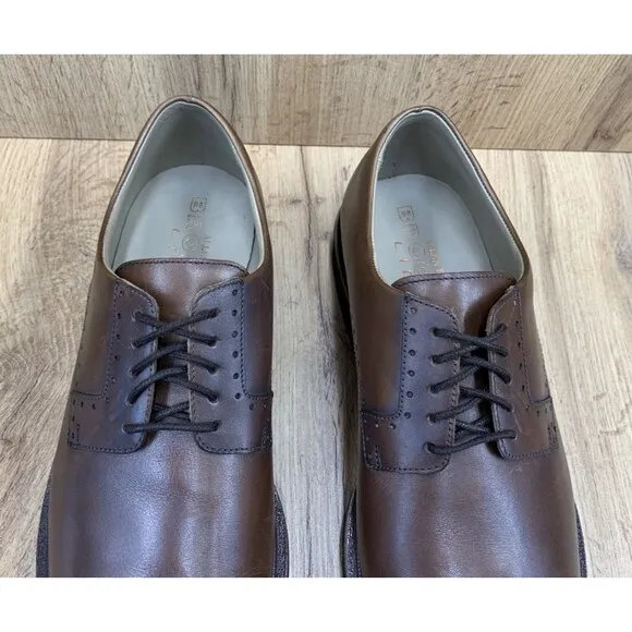 Allen Edmonds Mens Brooklyn Light Plain Toe Derby Casual Shoes 3239 Size 9 US
