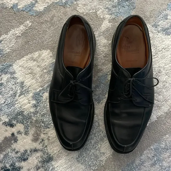 Allen Edmonds Mens Dress Shoes Size 10.5 Black Oxford Shoe Leather Career