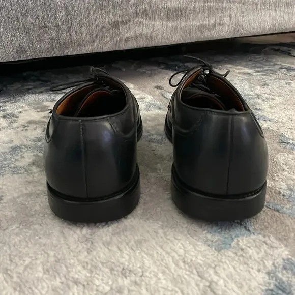 Allen Edmonds Mens Dress Shoes Size 10.5 Black Oxford Shoe Leather Career
