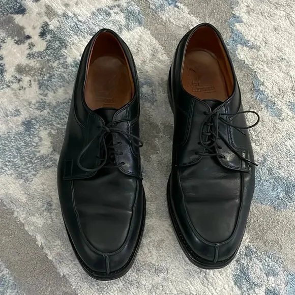 Allen Edmonds Mens Dress Shoes Size 10.5 Black Oxford Shoe Leather Career