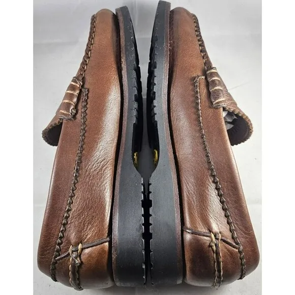 Allen Edmonds Men's Flagstaff Brown Leather Penny Loafer Vibram Size 6